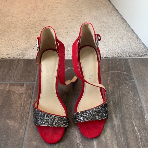 Aldo Shoes - Aldo suede embellished heels